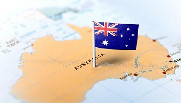 Australia Map/flag