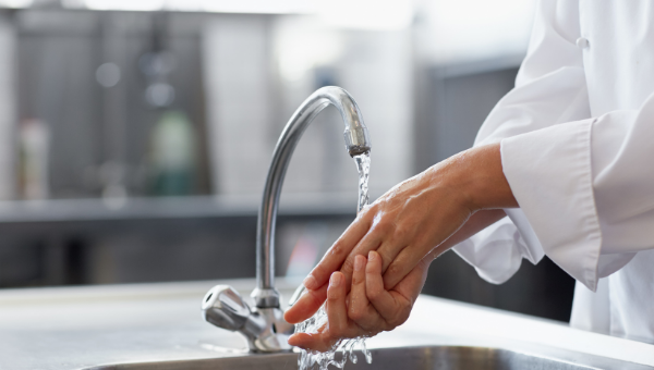 Washing hands