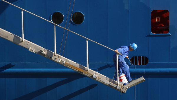 Work safely over the side